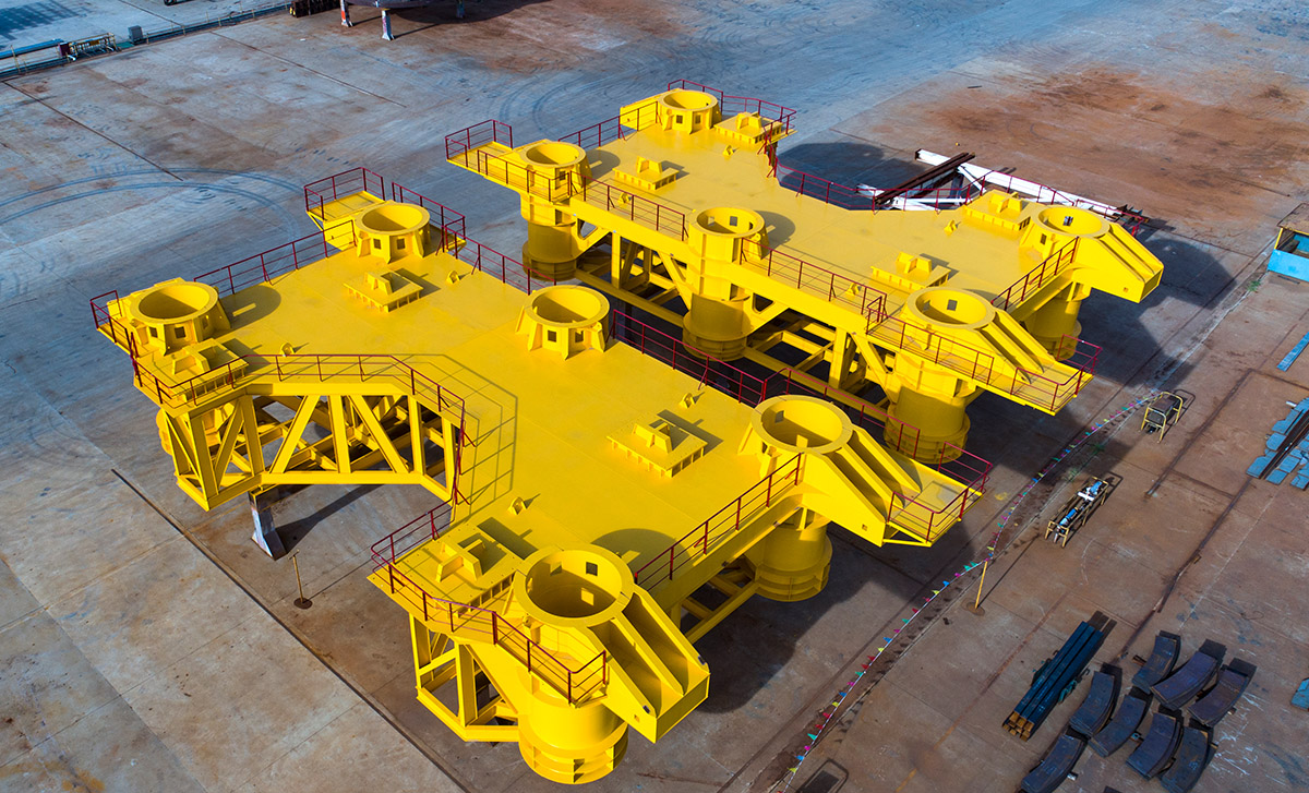 Offshore Wind Power Pile Driving Frame